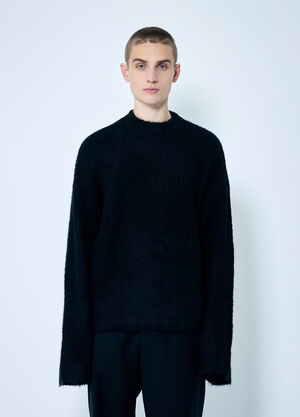 Entire Studios Heavy Knit Crewneck Sweater Black ent0155027