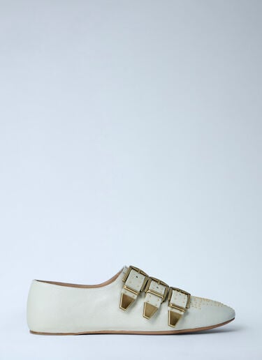 Chloé Susanna Flats White chl0263053