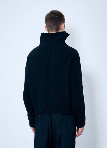 Dries Van Noten Metro Zip-Up Sweater Black dvn0160025