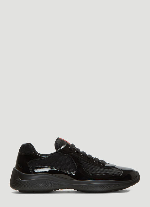 Prada America's Cup Lace-Up Sneakers Grey pra0153011