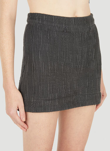 Eckhaus Latta Sliced Skirt Grey eck0250002