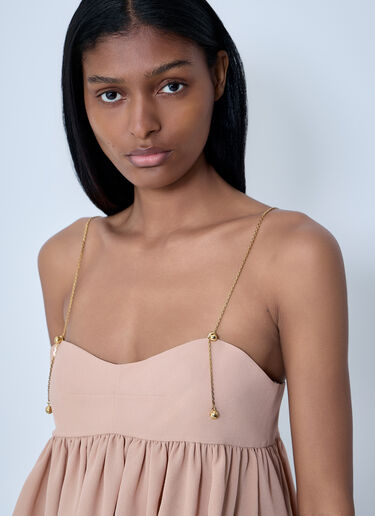 Sleeveless Ruffle Top Chloé Sleeveless Ruffle Top Pink chl0263014