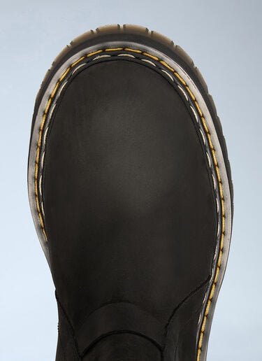 LN-CC® - Rick Owens x Dr. Martens: Quad Sole Pull On Boots - Black Rick Owens x Dr. Martens Quad Sole Pull On Boots Black rod0266002
