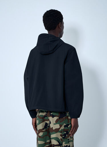 Stüssy Hooded Zip-Up Jacket Black sts0164001