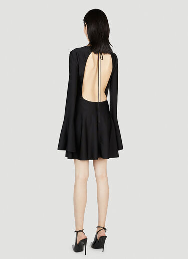 Saint Laurent Skater Dress Black sla0251028