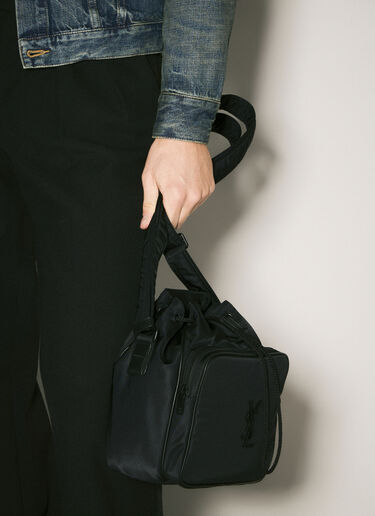 Saint Laurent Crossbody Bucket Bag Black sla0158032