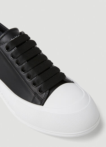 Alexander McQueen Deck Plimsoll Sneakers Black amq0149026