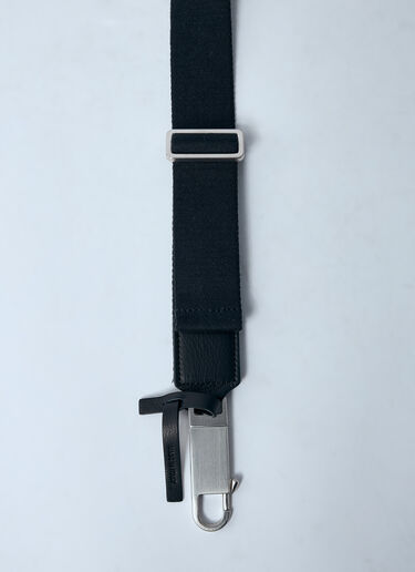 Rick Owens 리도 디스코 캔버스 벨트  블랙 ric0159054