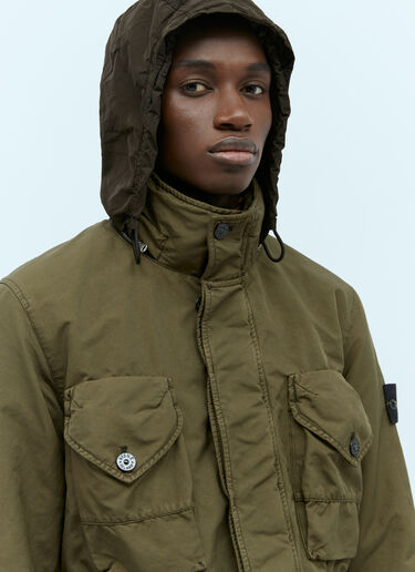 Stone Island Padded Cargo Jacket Green sto0154028