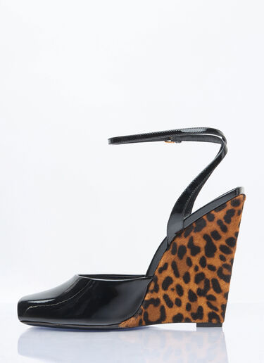 Saint Laurent Le Scandale Wedges Black sla0258009