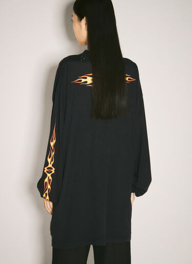 Burning Unity T-Shirt Balenciaga Burning Unity T-Shirt Black bal0257026