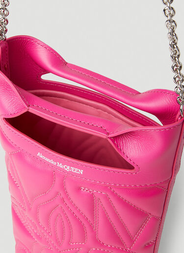 ボウポーチショルダーバッグ Alexander McQueen ボウポーチショルダーバッグ ピンク amq0251014
