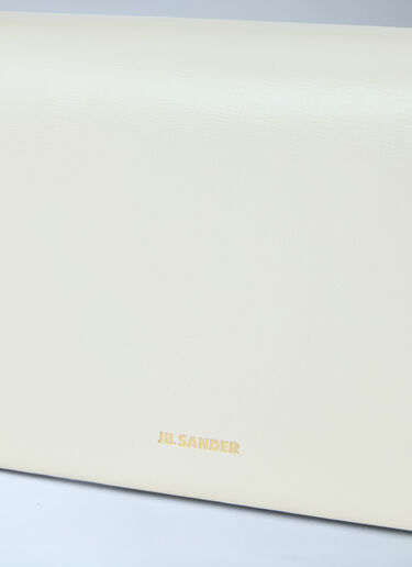 Jil Sander All-Day Shoulder Bag White jil0264042