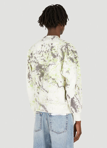 Aries No Problemo Spray-Dye Sweatshirt White ari0348005