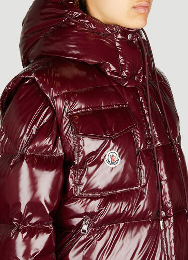 Moncler Karakorum Karakorum 格子布羽绒服 酒红 mnk0254002