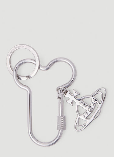 Vivienne Westwood Penis Carabiner Keyring Silver vvw0351001