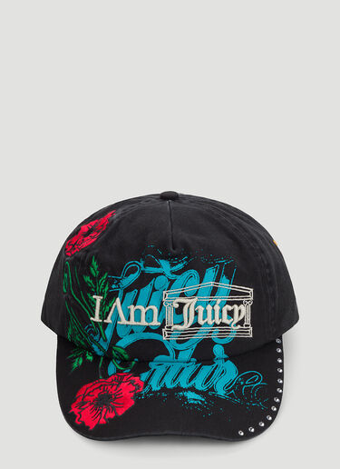 Juicy Loaded Mega 鸭舌帽 Aries x Juicy Couture Juicy Loaded Mega 鸭舌帽 黑色 ajy0352013