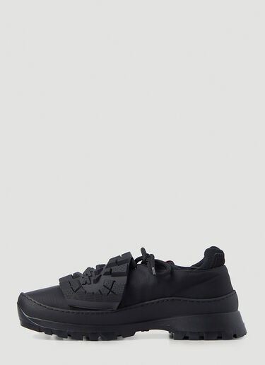 424 Textured Panelled Sneakers  Black ftf0145022