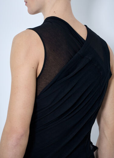 Rick Owens 비대칭 탑  블랙 ric0160001