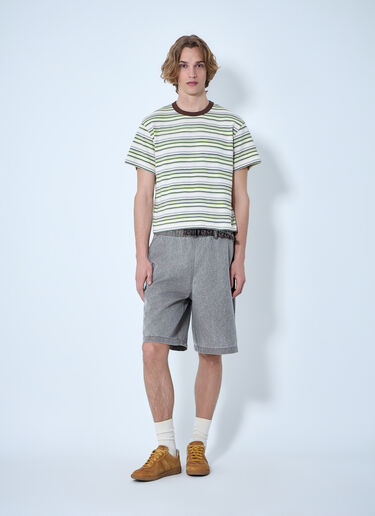 Belted Cotton Shorts Brain Dead Belted Cotton Shorts Brown bra0164003