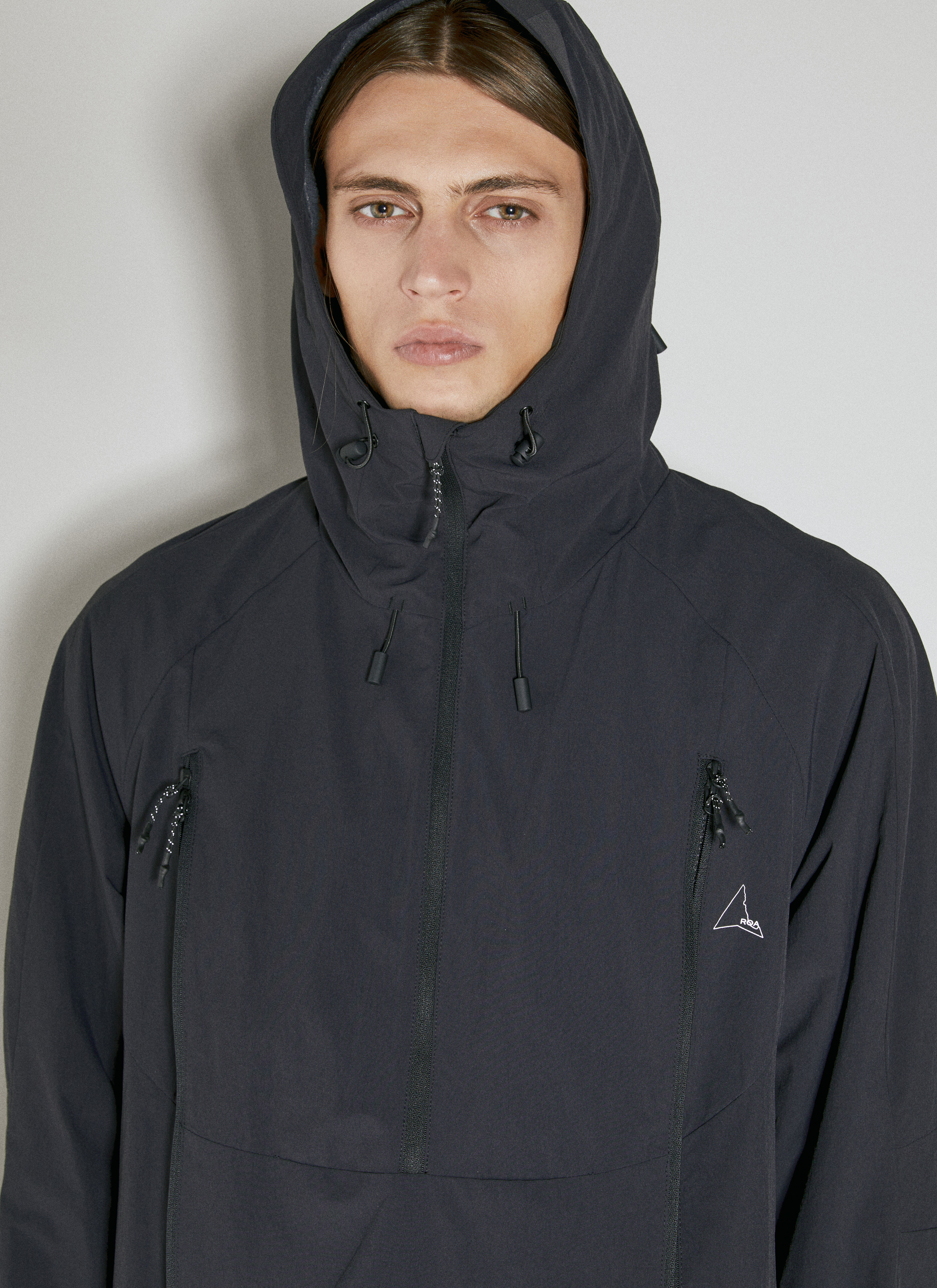 ROA Hooded Anorak Black roa0156005