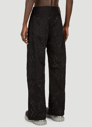 Acne Studios Distressed Pants Black acn0151001