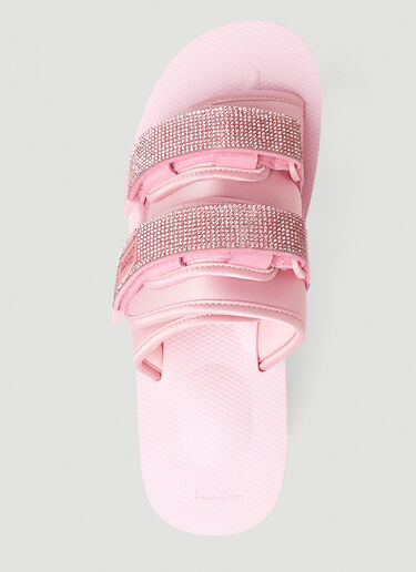 Blumarine x Suicoke Moto 厚底穆勒鞋 粉色 blm0252028