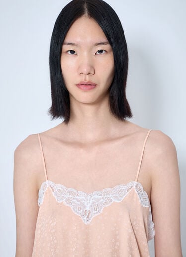 LN-CC® - Chloé: Lace Trim Camisole Top - Pale Pink Chloé Lace Trim Camisole Top Pale Pink chl0264022