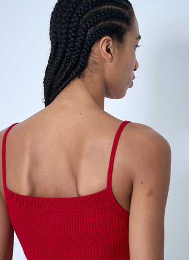 Dries Van Noten Rib Tank Top Red dvn0260019