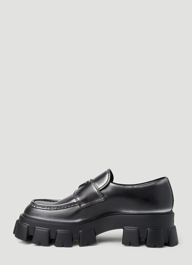 Prada Monolith Loafers Black pra0151020