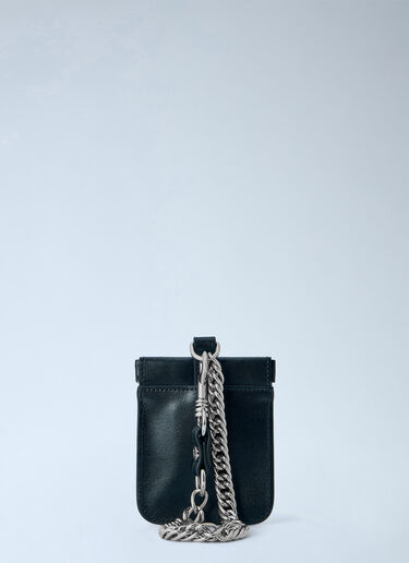 LN-CC® - Vivienne Westwood: Coin Pouch With Chain - Black Vivienne Westwood Coin Pouch With Chain Black vvw0365002