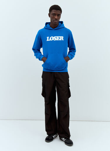 CONNIE COSTAS Loser Hooded Sweatshirt Blue coc0158004