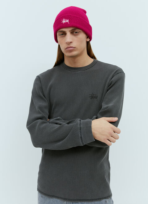 Vivienne Westwood Basic Cuff Beanie Hat Black vvw0153018