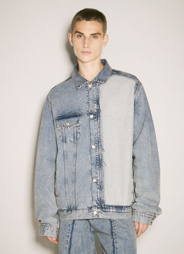 MM6 Maison Margiela Inside-Out Denim Jacket Blue mmm0157002