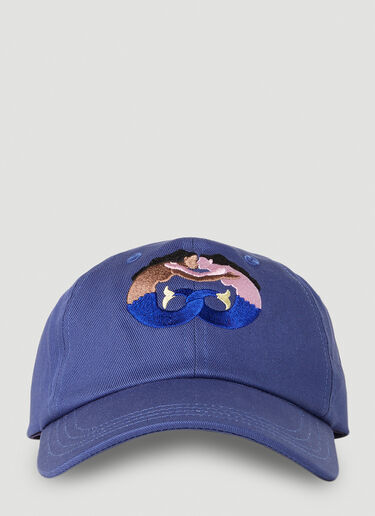 Carne Bollente Bare Mermaids Baseball Cap Blue cbn0352003