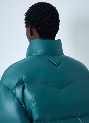 Re-Nylon Down Coat Prada Re-Nylon Down Coat Green pra0162013