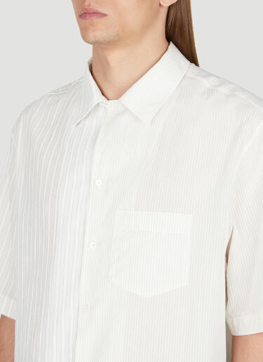 Asymmetric Stripe Shirt Lanvin Asymmetric Stripe Shirt Chalk lnv0153005