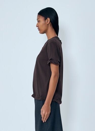 Prada Cotton Jersey T-shirt Brown pra0263003