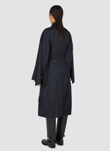 Burberry Cotness Double-Breasted Trench Coat Black bur0253023