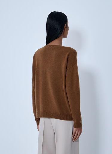 Wool-And-Cashmere-Blend Sweater Max Mara Wool-And-Cashmere-Blend Sweater Brown max0263001