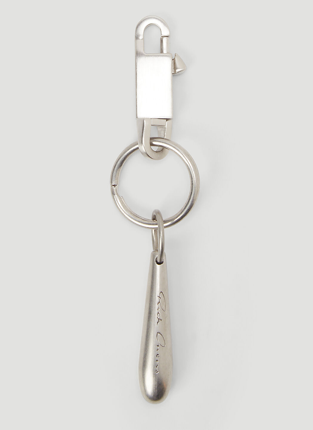 Rick Owens Men's' Tear Drop Keyring in Silver | LN-CC®