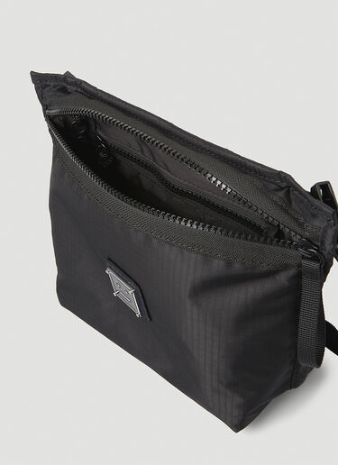 Acne Studios 페이스 플라크 크로스바디 백 블랙 acn0147035