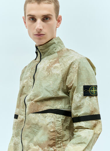 Stone Island Dissolving Grid Camo Jacket Green sto0156015