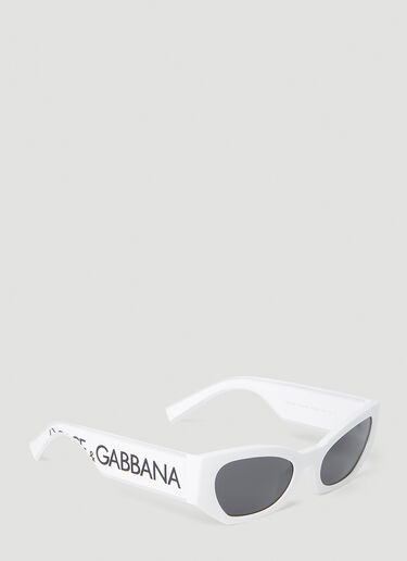 Dolce & Gabbana Logo Print Sunglasses White ldg0353005