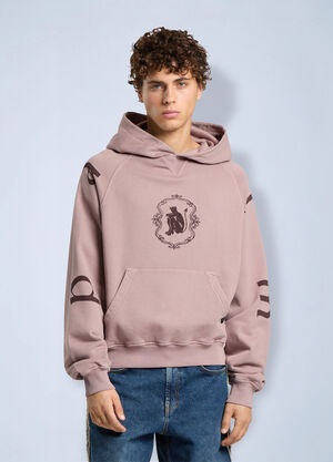 Palm Angels Devil Herald Loose Hoodie Purple pma0166278