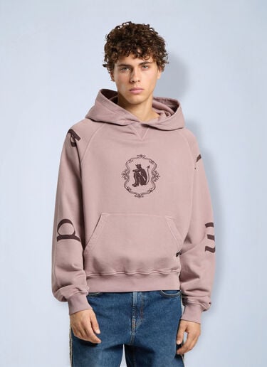 Palm Angels Devil Herald Loose Hoodie Purple pma0166278