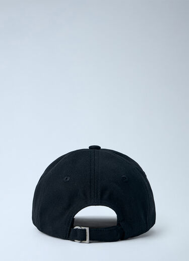 Jacquemus Logo Motif Baseball Cap Black jac0362023