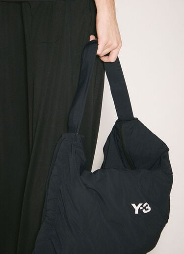 Y-3 Logo Print Shoulder Bag Black yyy0158026