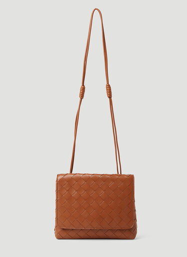 Bottega Veneta Intrecciato Mini Shoulder Bag Brown bov0253047