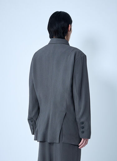 Vivienne Westwood Asymmetrical Wool Blazer Grey vvw0163001